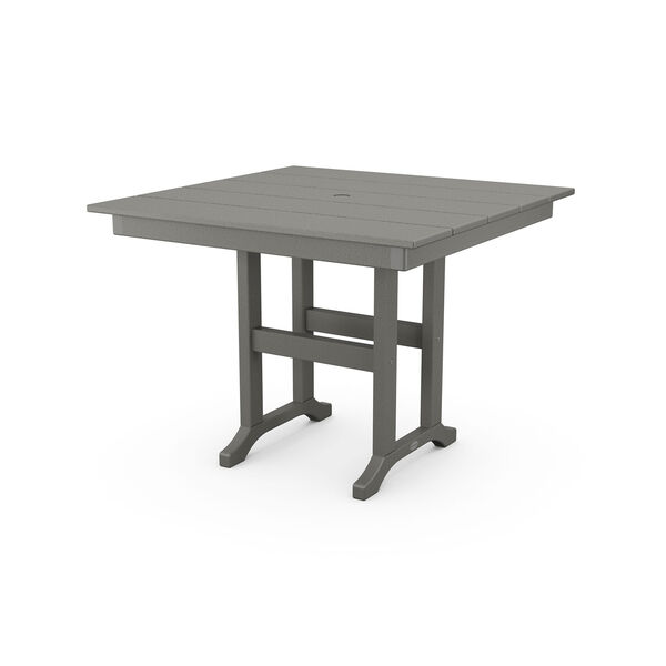 Slate Grey 37-Inch Dining Table, image 1