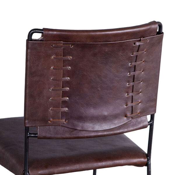Melbourne Dark Brown and Black Bar Chair, image 3