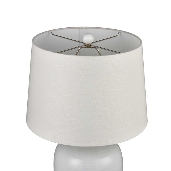 Peli White and Gray 28-Inch One-Light Table Lamp, image 4