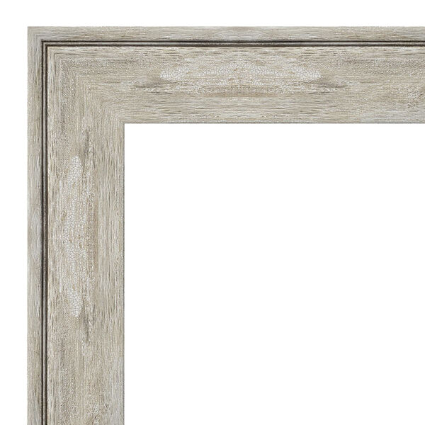 Crackled Silver 45W X 35H-Inch Bathroom Vanity Wall Mirror, image 2