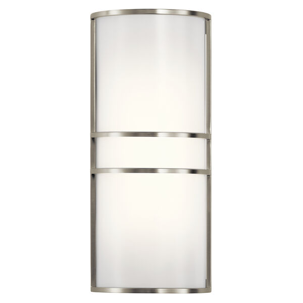 Brushed Nickel 7-Inch LED Wall Sconce, image 1