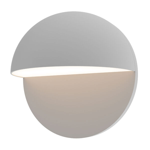 Mezza Cupola Textured Gray 8-Inch LED Sconce, image 1