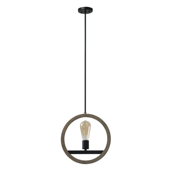 Paradoxial Oil Rubbed Bronze One-Light Pendant, image 1