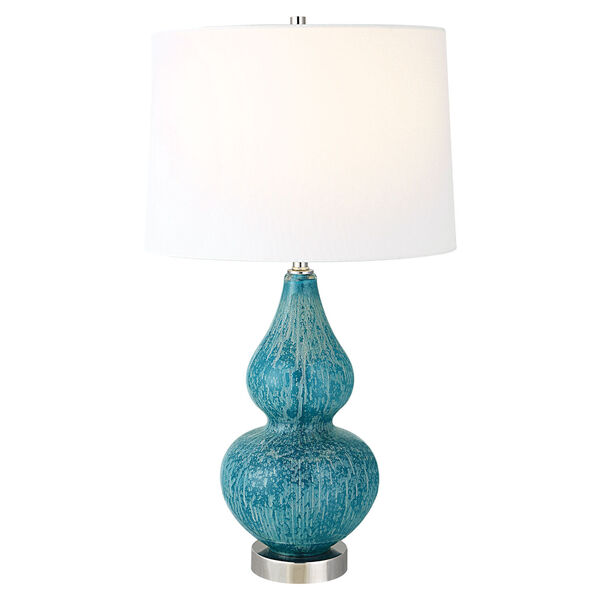 Avalon Light Blue and Turquoise One-Light Table Lamp, image 1