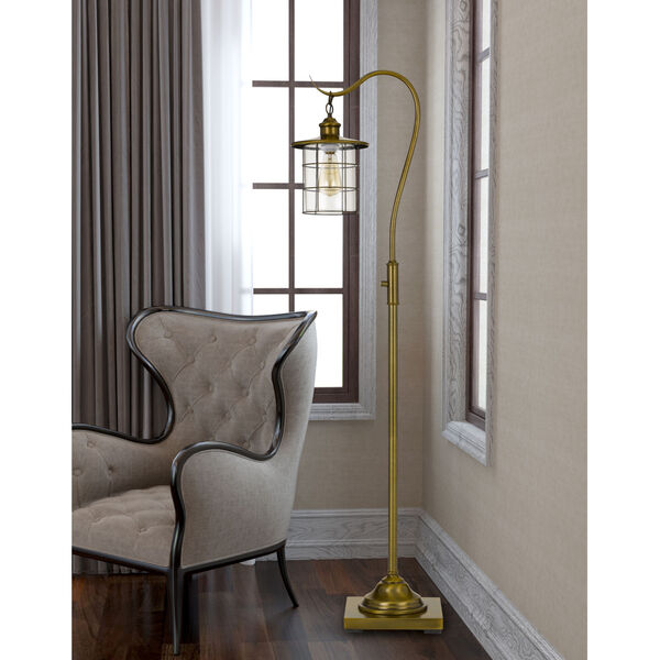 Silverton Antique Brass One-Light Floor Lamp, image 2
