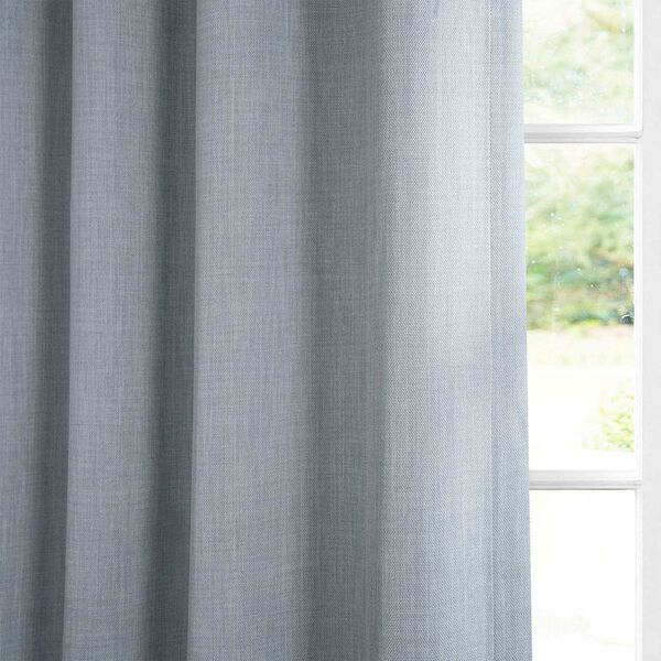 Grey Polyester Blackout Single Panel Curtain 50 x 96, image 6