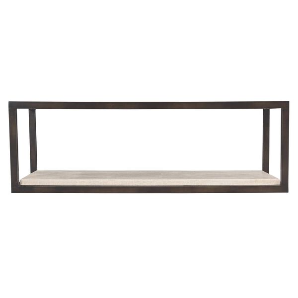 Kinsley White and Bronze Rectangular Cocktail Table, image 3