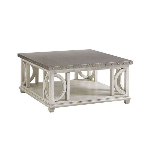 Oyster Bay White Litchfield Square Cocktail Table, image 1