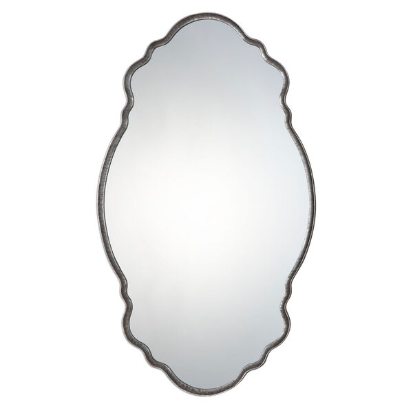 Samia Metallic Silver Mirror, image 2