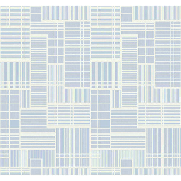 Geometric Resource Library Blue Remodel Wallpaper, image 3