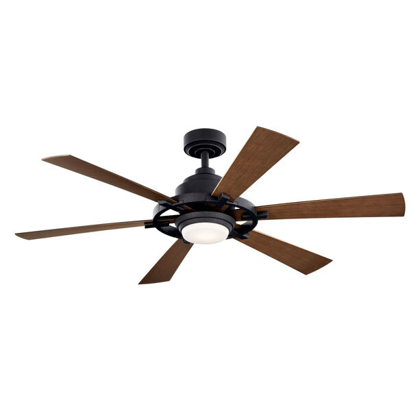 Gentry Lite Distressed Black 52-Inch Integrated LED Ceiling Fan, image 2