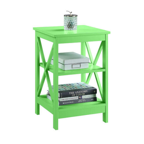 Oxford Lime End Table with Shelves, image 3
