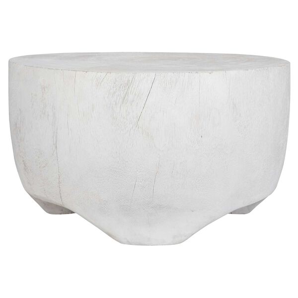 Elevate Matte White Coffee Table, image 1