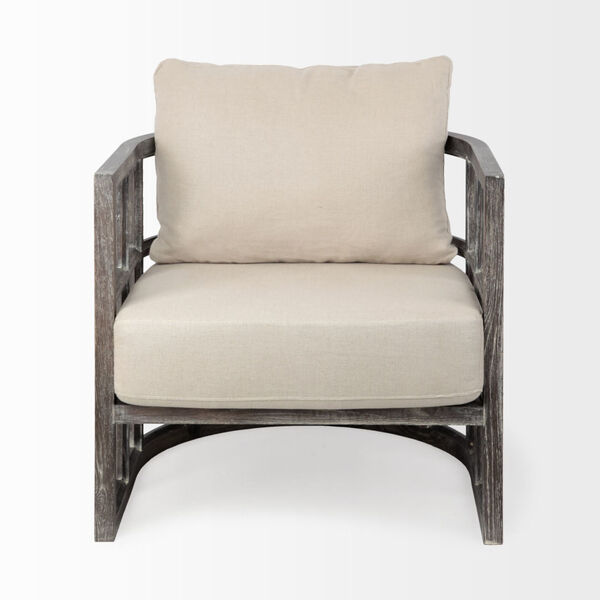 Skylar I Cream Arm Chair, image 2