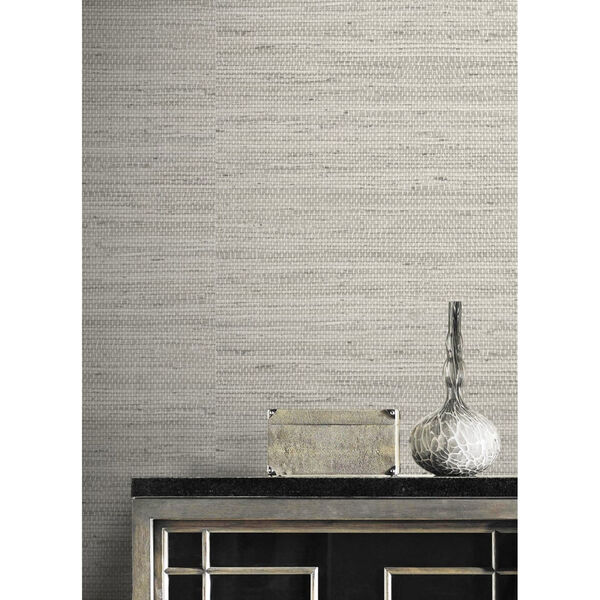 Lillian August Luxe Haven Gray Luxe Weave Peel and Stick Wallpaper, image 1