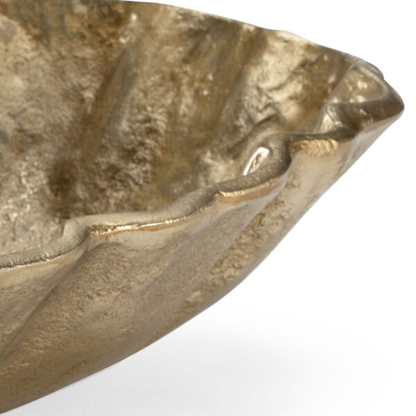 Gold 24-Inch Large Crater Bowl, image 2