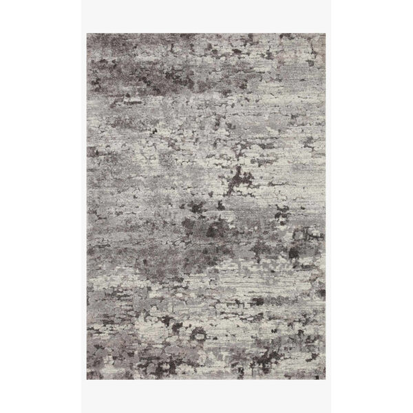 Theory Charcoal and Gray Rectangle: 7 Ft. 10 In. x 10 Ft. 10 In. Rug, image 1