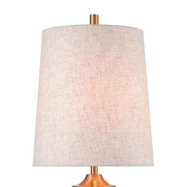 Stissing Brown Burlwood Aged Brass One-Light Table Lamp, image 3