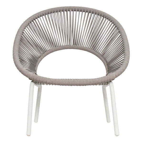 Archipelago Ionian Lounge Chair in Coconut White, Cardamom Taupe, image 3