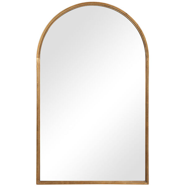 Afton Antique Gold Leaf Arch Wall Mirror - (Open Box), image 2