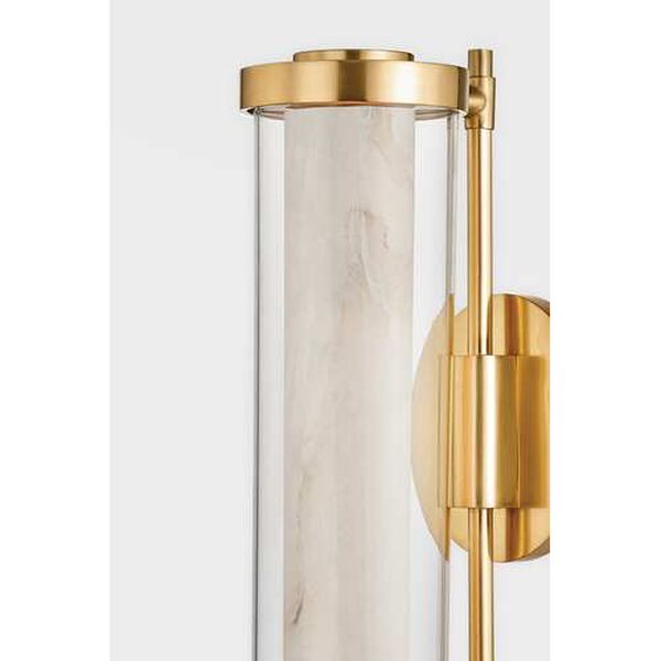 Caterina Vintage Brass Integrated LED Wall Sconce, image 2
