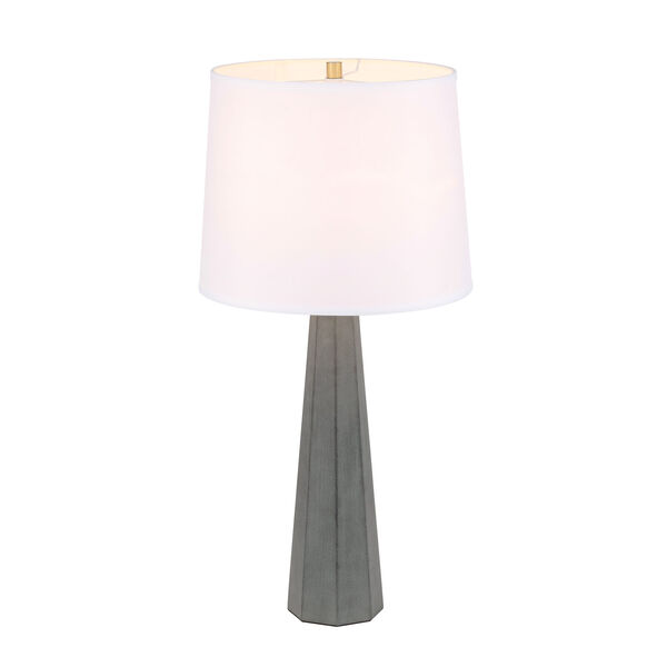 Airelle Brushed Brass and Grey One-Light Table Lamp, image 6