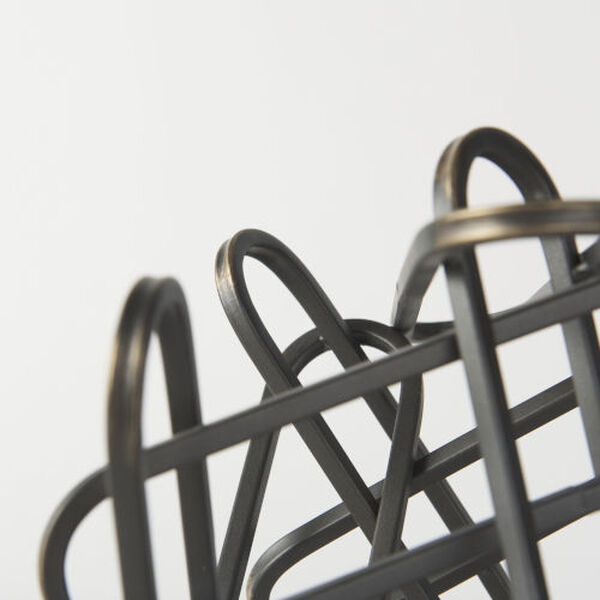 Henderson Black Metal Paperclip Decorative Object, image 6