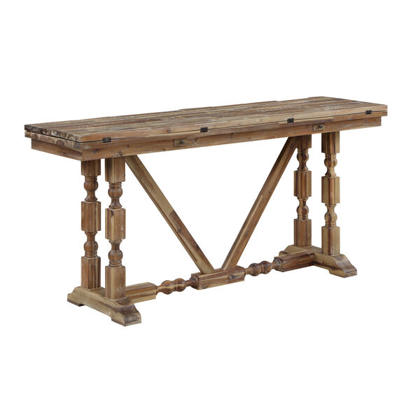 Vail II Natural Brown Fold Out Console Table, image 1