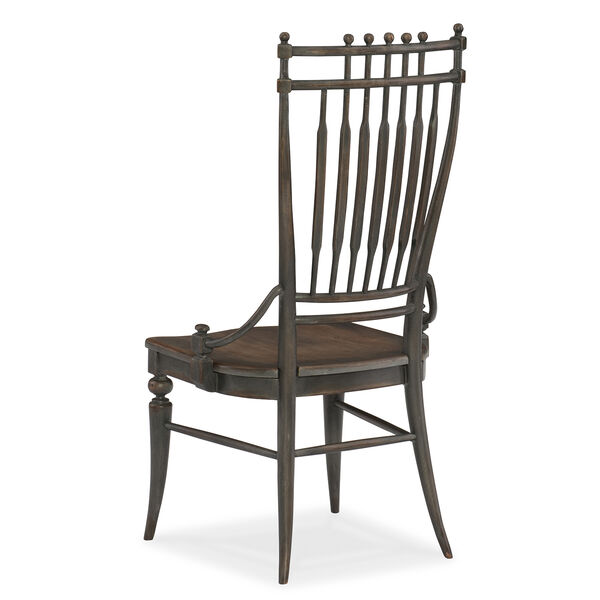 Arabella Charcoal Windsor Side Chair, image 2