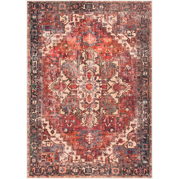 Amelie Rust and Butter Rectangular: 7 Ft. 10 In. x 10 Ft. 3 In. Rug, image 1