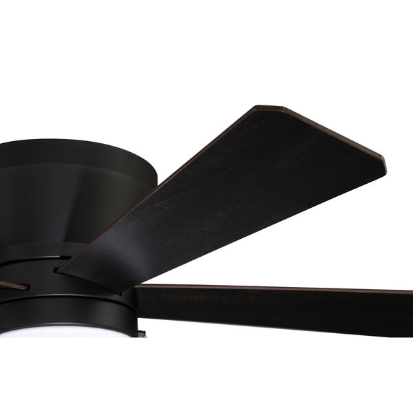 Merit Flat Black 52-Inch LED Ceiling Fan, image 4