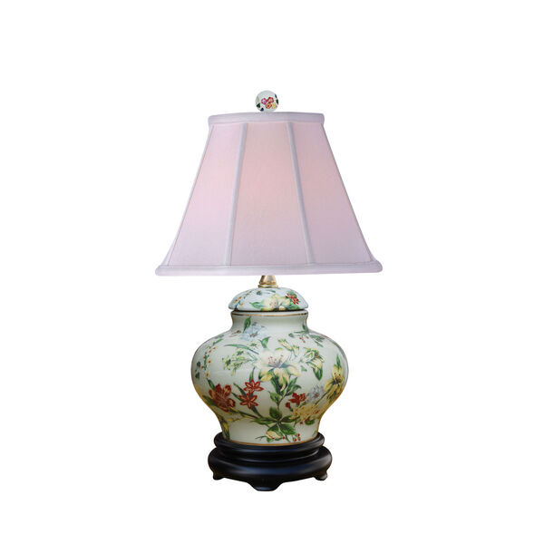 Porcelain Ware Blue and White 16-Inch One-Light Table Lamp, image 1