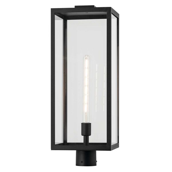 Branner Textured Black 26-Inch One-Light Outdoor Post Lantern, image 4