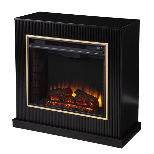 Crittenly Black Electric Fireplace, image 2