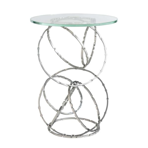 Olympus Sterling Glass Top Accent Table, image 1