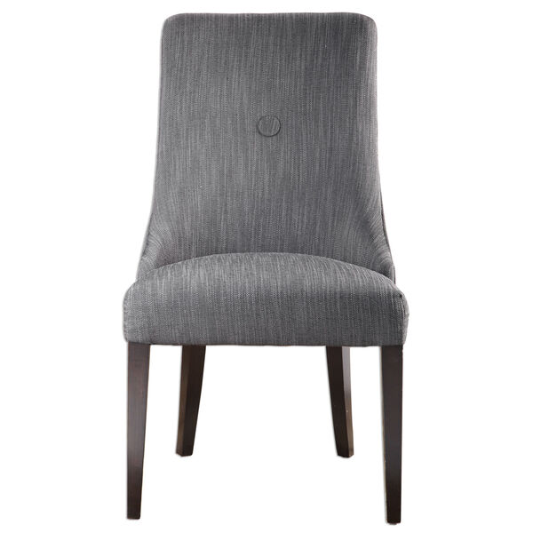 Patamon Gray and Walnut Armless Chair, Set of 2, image 1