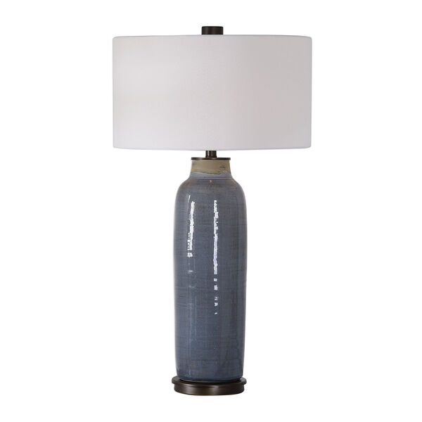 Vicente Slate Blue One-Light Table Lamp, image 1
