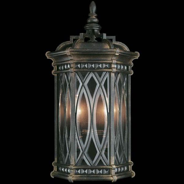 Warwickshire Two-Light Outdoor Wall Sconce in Wrought Iron Patina Finish, image 1