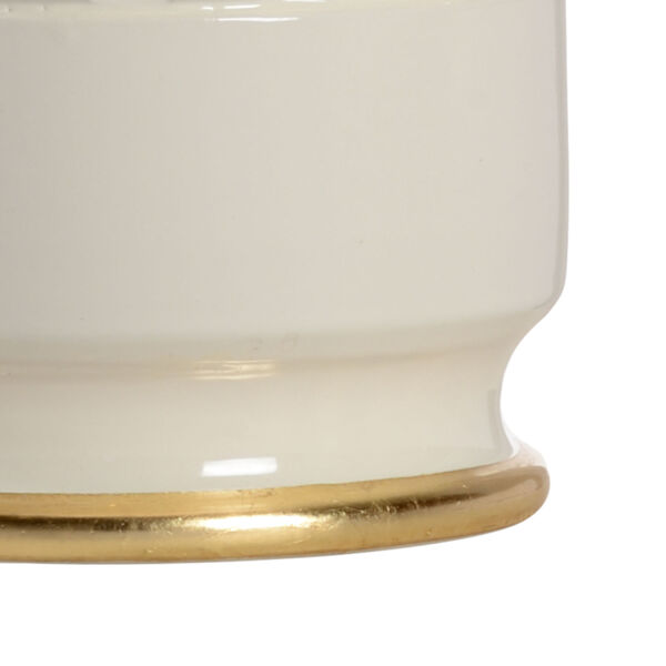 Baskit White and Gold One-Light Table Lamp, image 2