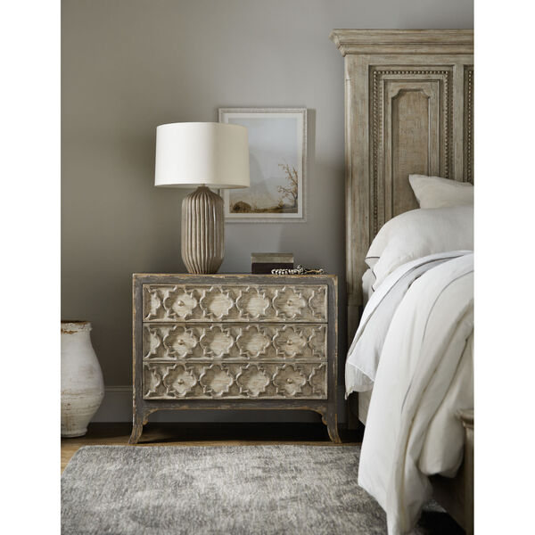 Alfresco Dark Gray and Light Taupe Bachelors Chest, image 2