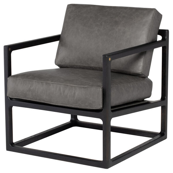 Lian Dove and Black Occasional Chair, image 1