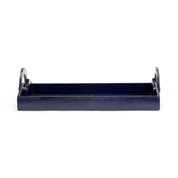 Midnight Blue Leather Tray, image 7