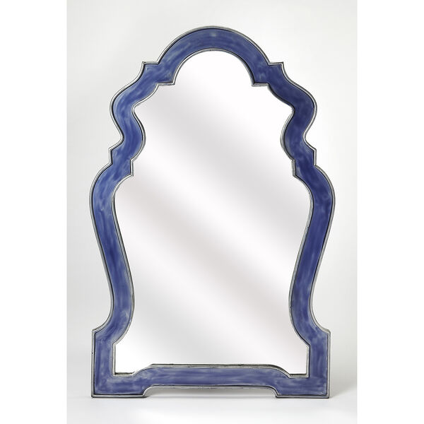 Donia Blue Wall Mirror, image 1