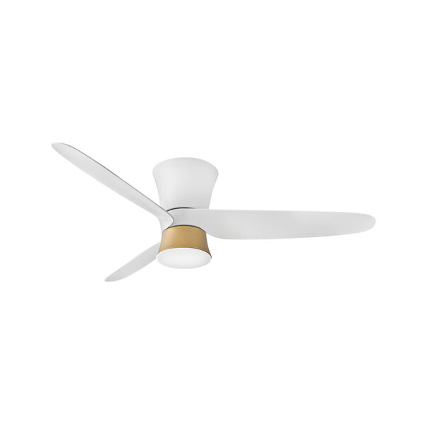Neo Matte White 52-Inch LED Ceiling Fan, image 1