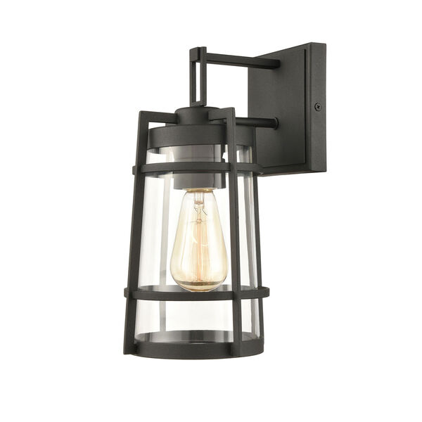 Crofton Charcoal Seven-Inch One-Light Outdoor Wall Sconce, image 1