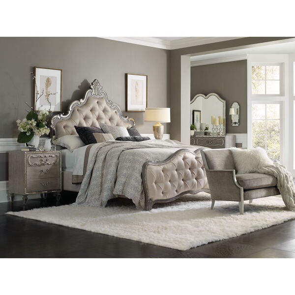 Sanctuary Upholstered King Panel Bed, image 2