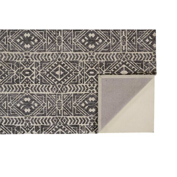 Colton Gray Black Ivory Rectangular 3 Ft. 6 In. x 5 Ft. 6 In. Area Rug, image 4