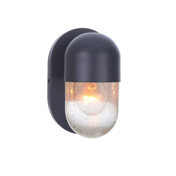Pill Flat Black One-Light Wall Sconce, image 2