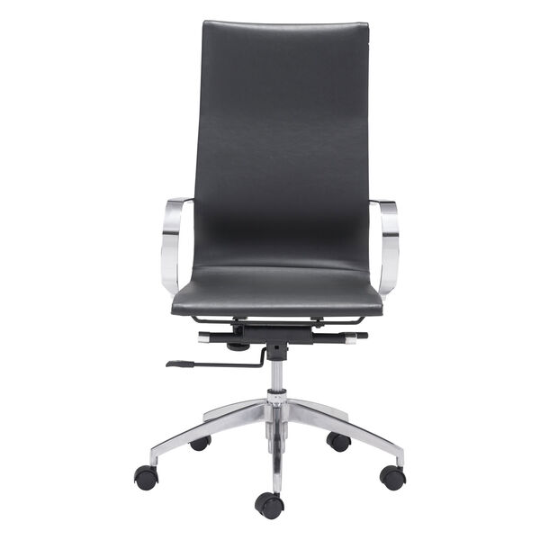 Glider Hi Back Office Chair Black, image 3