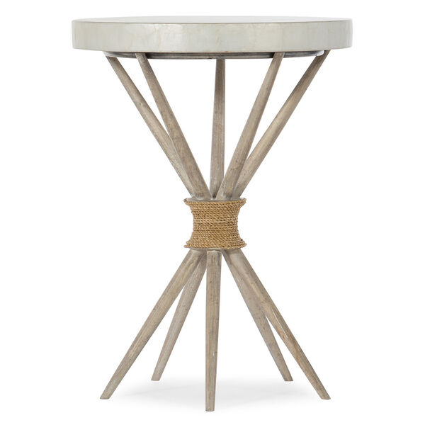 Amani White Accent Table, image 1